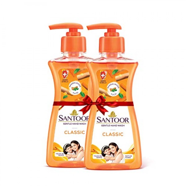 SANTOOR GENTLE HAND WASH CLASSIC BUY 1 GET 1 FREE