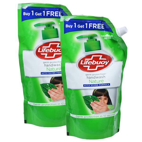 Lifebuoy Handwash  Refill Buy 1 get 1 750ml 