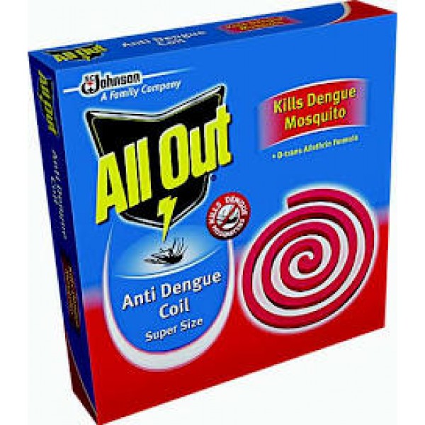 All Out Anti Dengue - 10 Mosquito Coil Pack