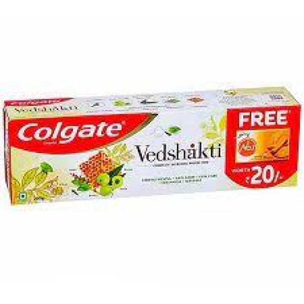 Colgate Swarna Ved Shakti Toothpaste, 200 Gms (free NO 1 soap rs 20/- )