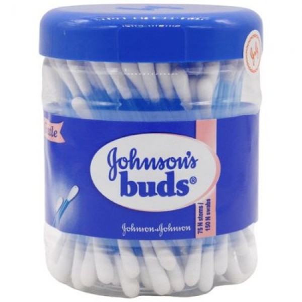Johnson & Johnson Buds 75 Stems/150 Swabs