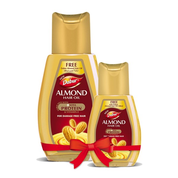 Dabur Almond hair oil 100ml free 50ml
