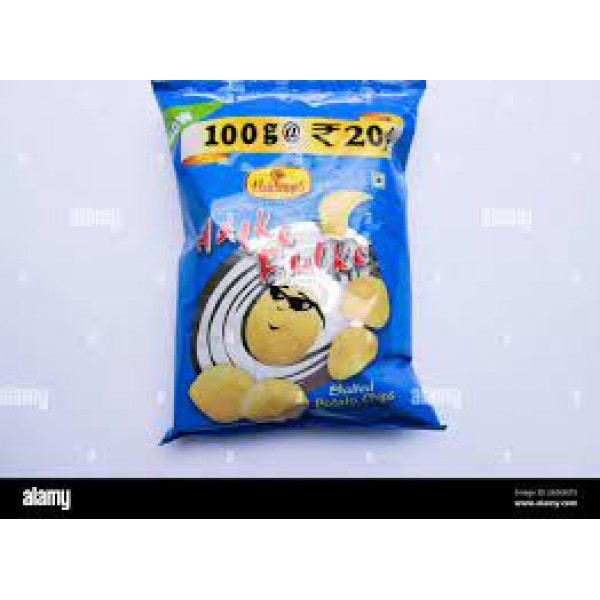haldiram halke fulke  salted potato chips 100g 