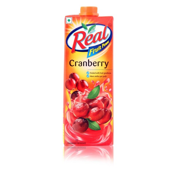 Real fruit power Cranberry 1ltr