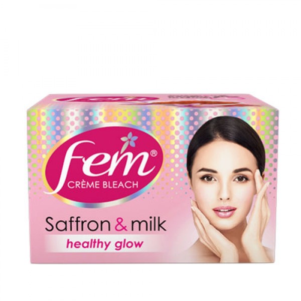 fem creme bleach saffron  and milk