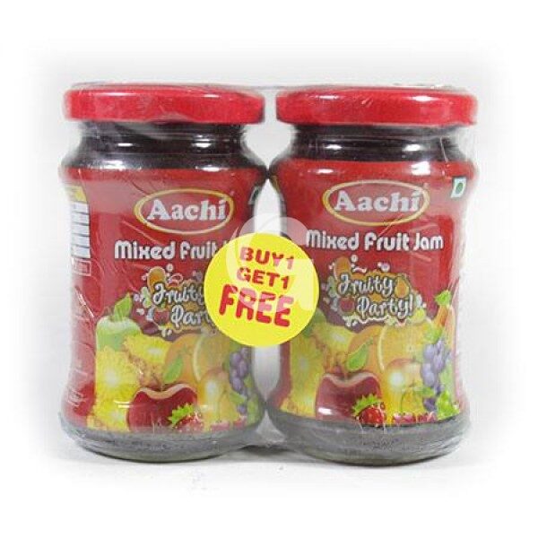 AACHI MIXED FRUIT JAM 200G BUY 1GET 1