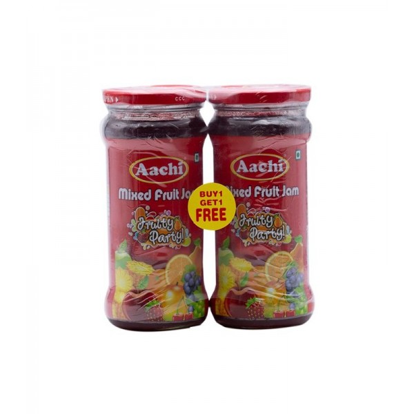 AACHI MIXED FRUIT JAM 450G BUY 1GET 1