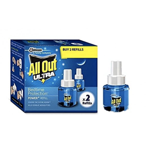 All Out Ultra Liquid refills, 45 ml (1+ 1)