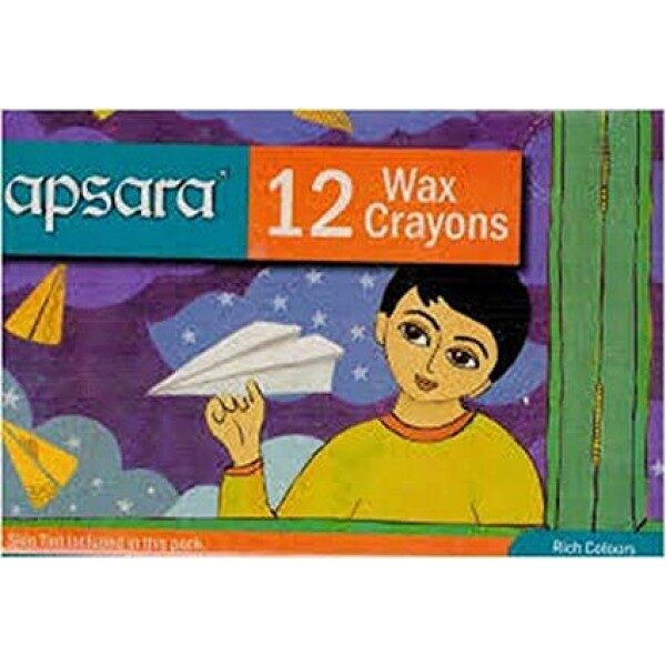 Apsara 12wax crayons