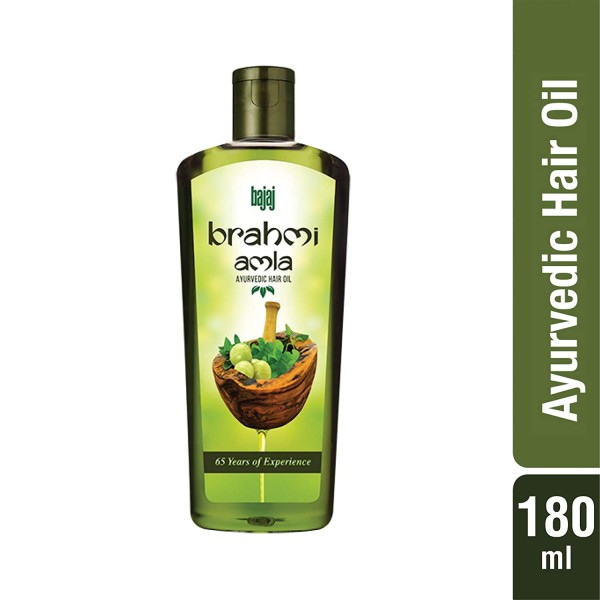 BAJAJ BRAHMI AMLA AYURVEDIC HAIR OIL 180ML