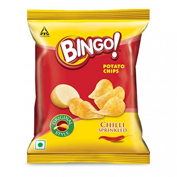 BINGO POTATO CHIPS CHILLI SPRINKLED