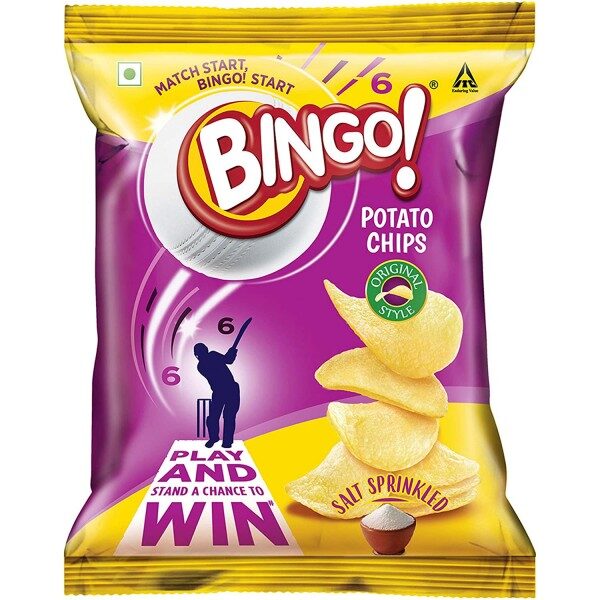 BINGO POTATO CHIPS SALT SPRINKLED