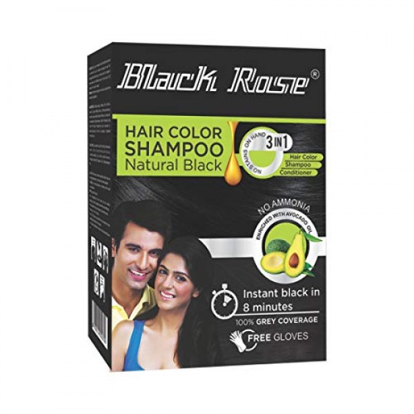 BLACK ROSE Shampoo Hair Color-10ml 
