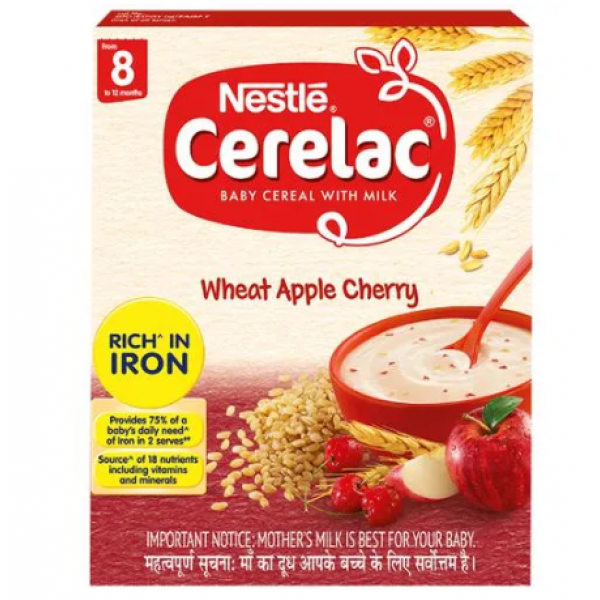 Nestle Cerelac Wheat Apple Cherry300gm