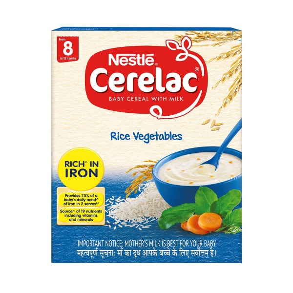 Nestle Cerelac Rice Vegetables 300gm