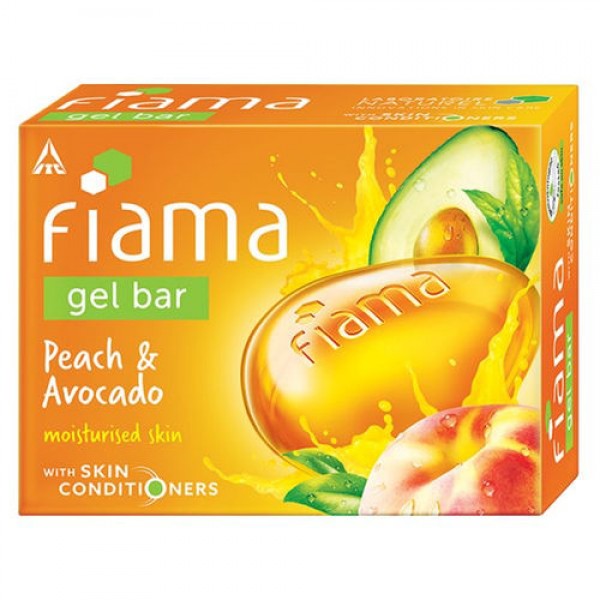 Fiama Gel Bar Peach and Avocado - 75gm