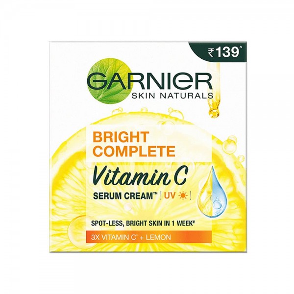 GARNIER BRIGHT COMPLETE VITAMIN C SERUM CREAM 