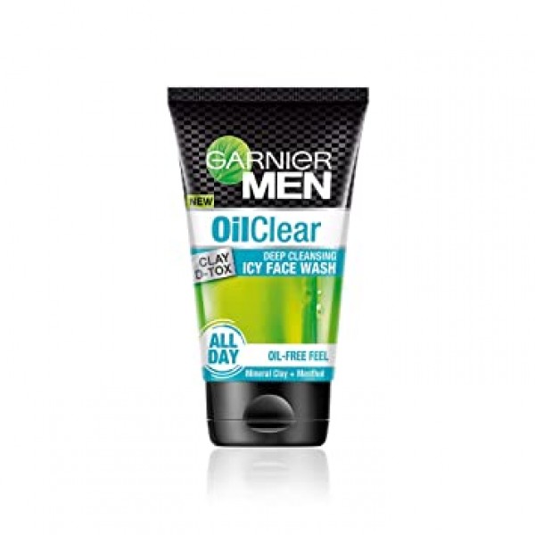 GARNIER MEN OIL CLEAR DEEP CLEANSING ICY FACE WASH 