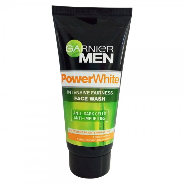 GARNIER MEN POWER WHITE FACE WASH 2 IN 1 50G