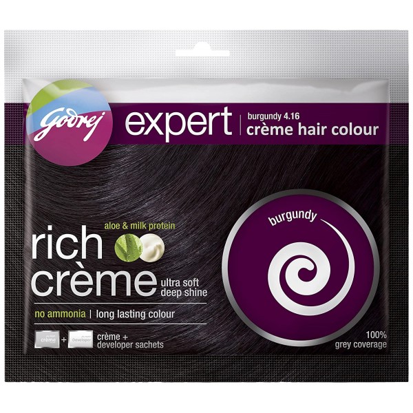 Godrej Expert Rich Crème Hair Colour - Burgundy 