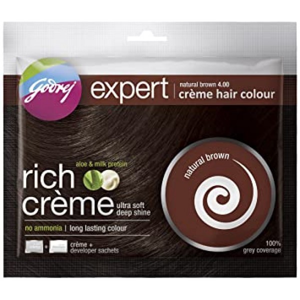 Godrej Expert Rich Crème Hair Colour - natural Brown  