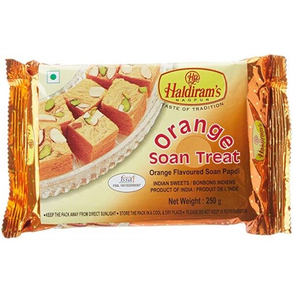 HALDIRAM ORANGE SOAN TREAT 250G