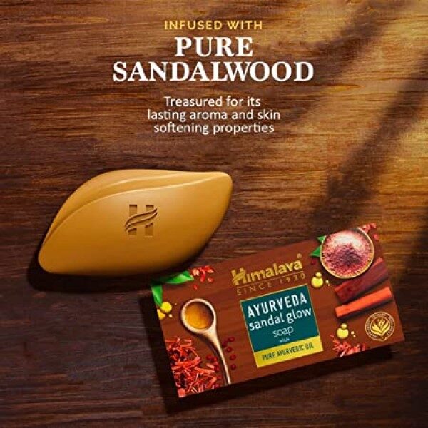 HIMALAYA AYURVEDA SANDAL GLOW SOAP 75G