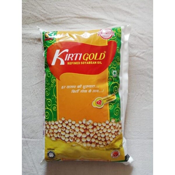 KIRTI GOLD REFINED SOYABEAN OIL 1L 