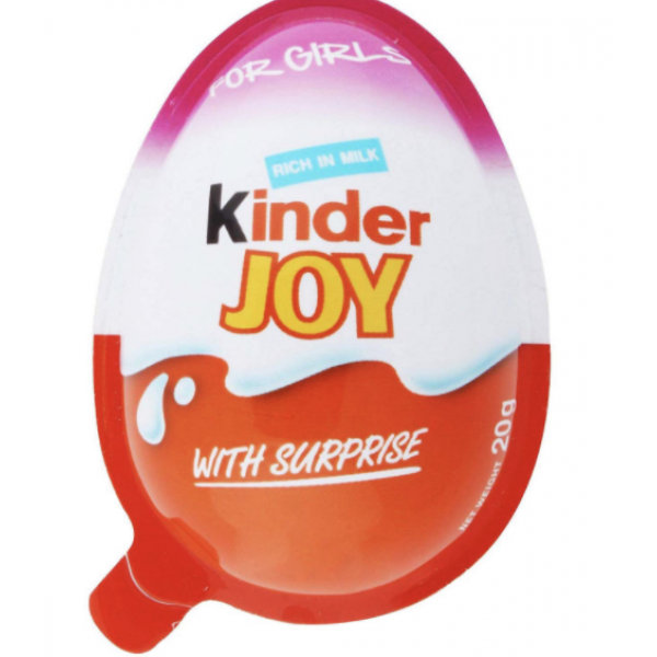 Kinder Joy Chocolate For Girls 20g