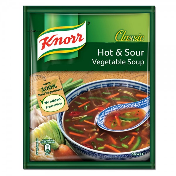 Knorr Hot& Sour Veg Soup 10rs