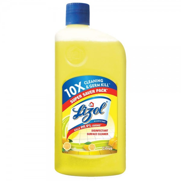 Lizol Disinfectant Surface & Floor Cleaner Liquid, Citrus - 500 ml