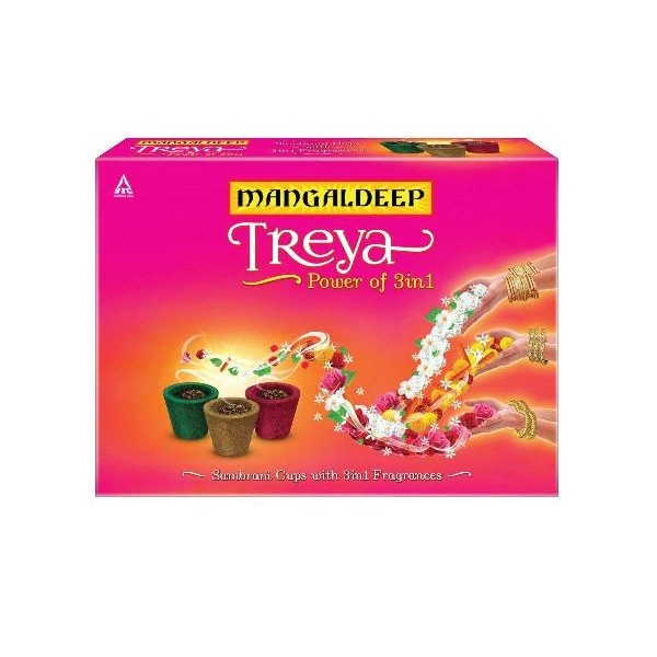 MANGALDEEP TREYA 3 IN 1 SAMBRANI STICKS 