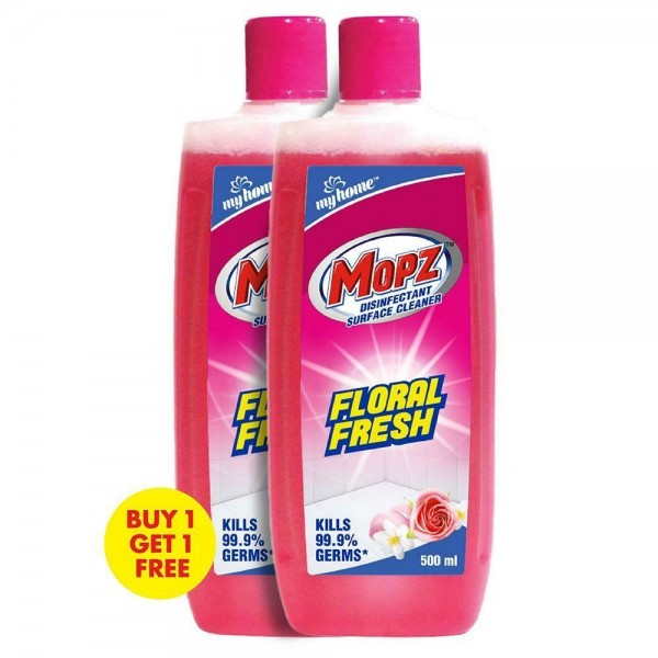 MY HOME MOPZ DISINFECTANT SURFACE CLEANER FLORAL FRESH BUY 1 GET 1 FREE  500ML 
