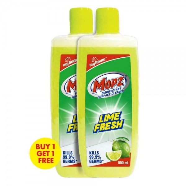 MY HOME MOPZ DISINFECTANT SURFACE CLEANER LIME FRESH BUY 1 GET 1 FREE  500ML 
