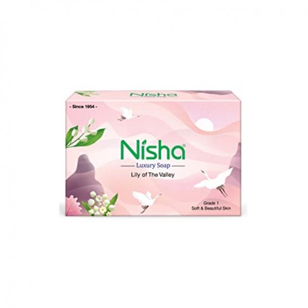 NISHA LUXURY SOAP  LILY OF THE VALLEY 100G