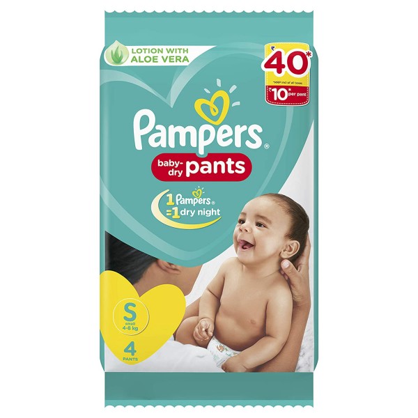 PAMPERS S SIZE 4 PANTS 