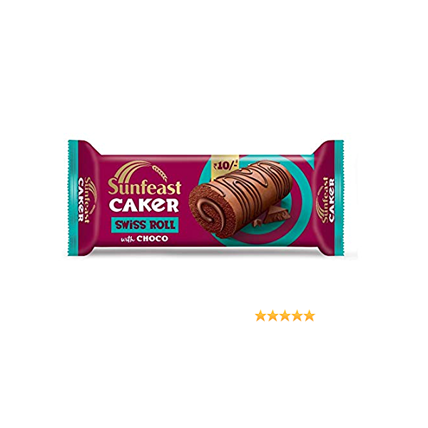 SUNFEAST CAKER  SWISS ROLL 10RS 