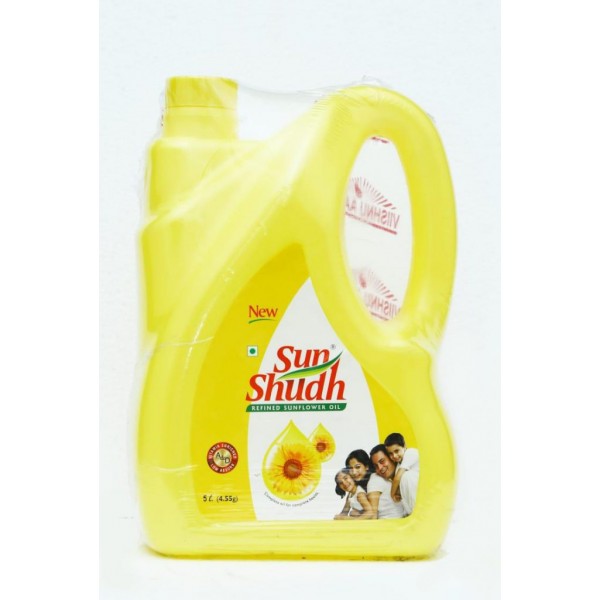 SUNSUDHA REFINED SUNFLOWER OIL 5L