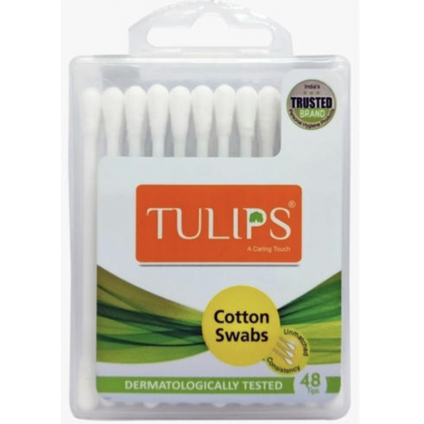 Tulips Ear Cleaner Swabs-100 N Stems