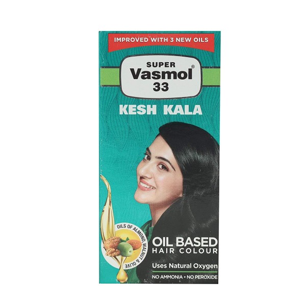 VASMOL 33 KESH KALA  OIL BASED HAIR COLOUR -100ML