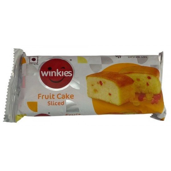 Winkies Fruit Cake - Sliced, 60g Pack