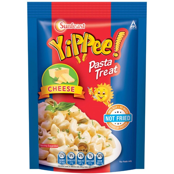YiPPee! Pasta Treat | Cheesy - 65g