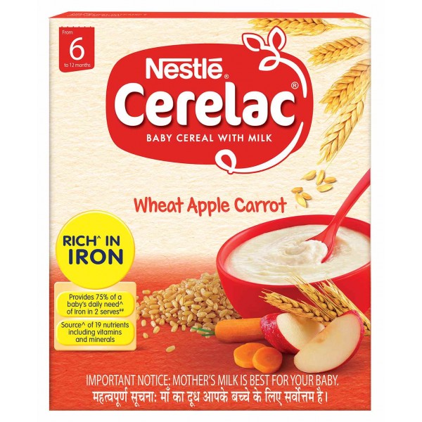 Nestle Cerelac Wheat Apple Carrot300gm