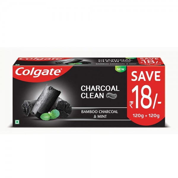 Colgate CHARCOAL Clean -  120g+120g