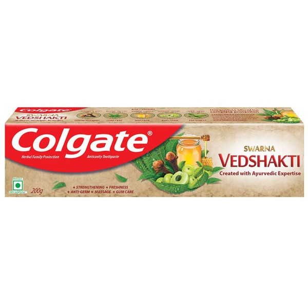 Colgate Swarna Ved Shakti Toothpaste, 200 Gms