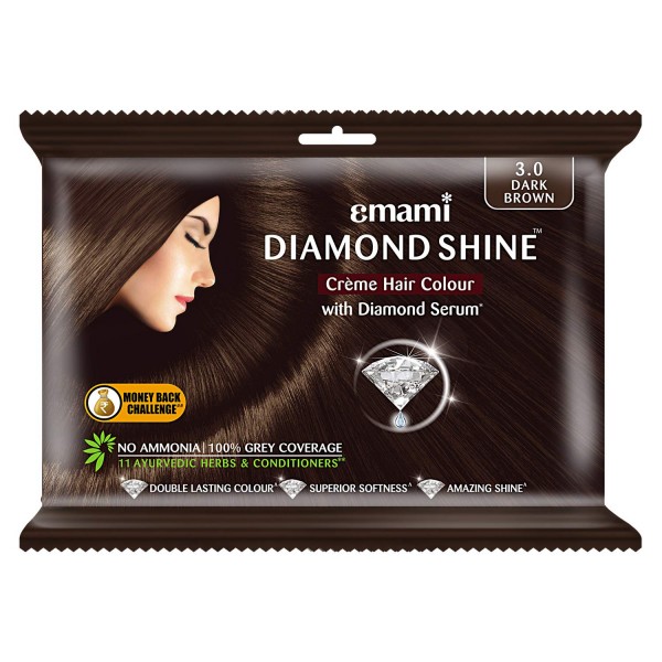 Emami Diamond Shine Hair Colour{ 20gr+20ml}