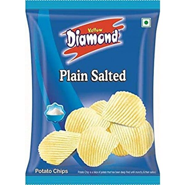 Yellow diamond plain salt