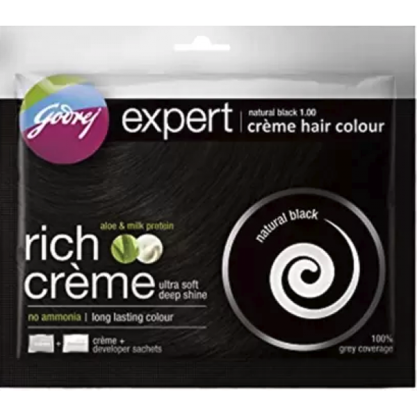 Godrej Expert Rich Crème Hair Colour - Black 