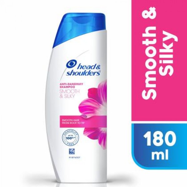 Head & Shoulders Smooth & Silky Shampoo-180ml