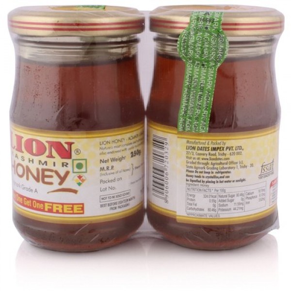 Lion Kashmiri Honey,- 400gr (Buy 1 Get 1 Free)